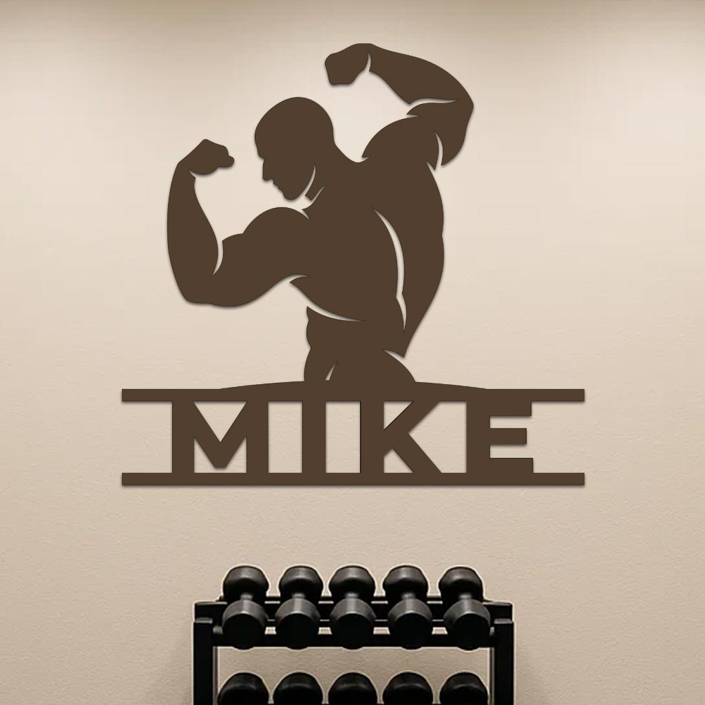 Body Builder Name Sign