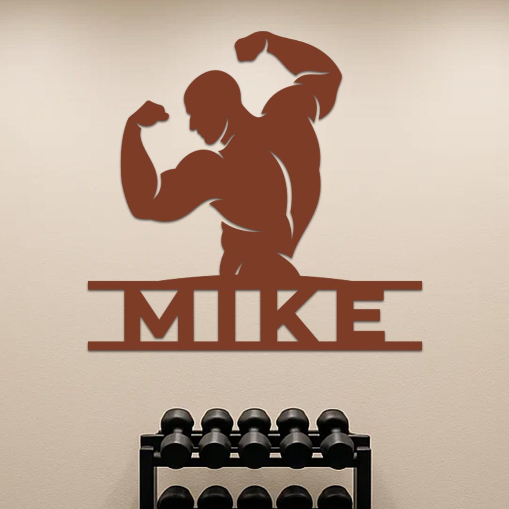 Body Builder Name Sign