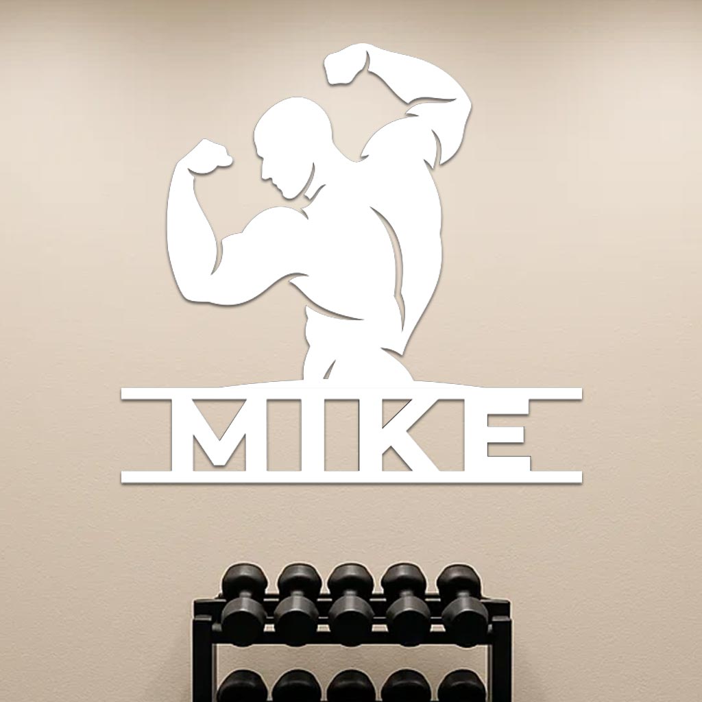Body Builder Name Sign