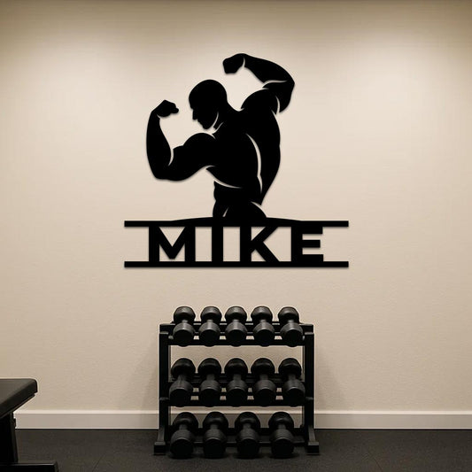 Body Builder Name Sign
