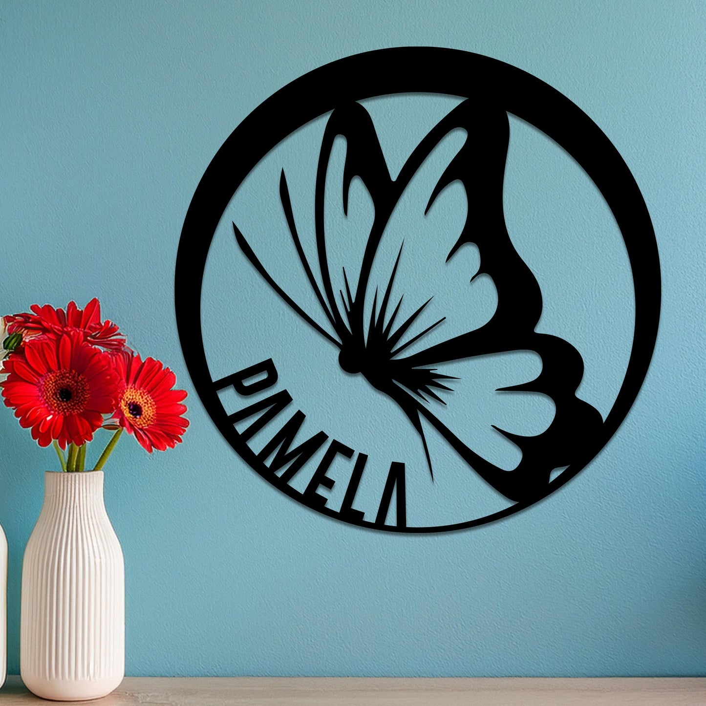 Butterfly Name Sign