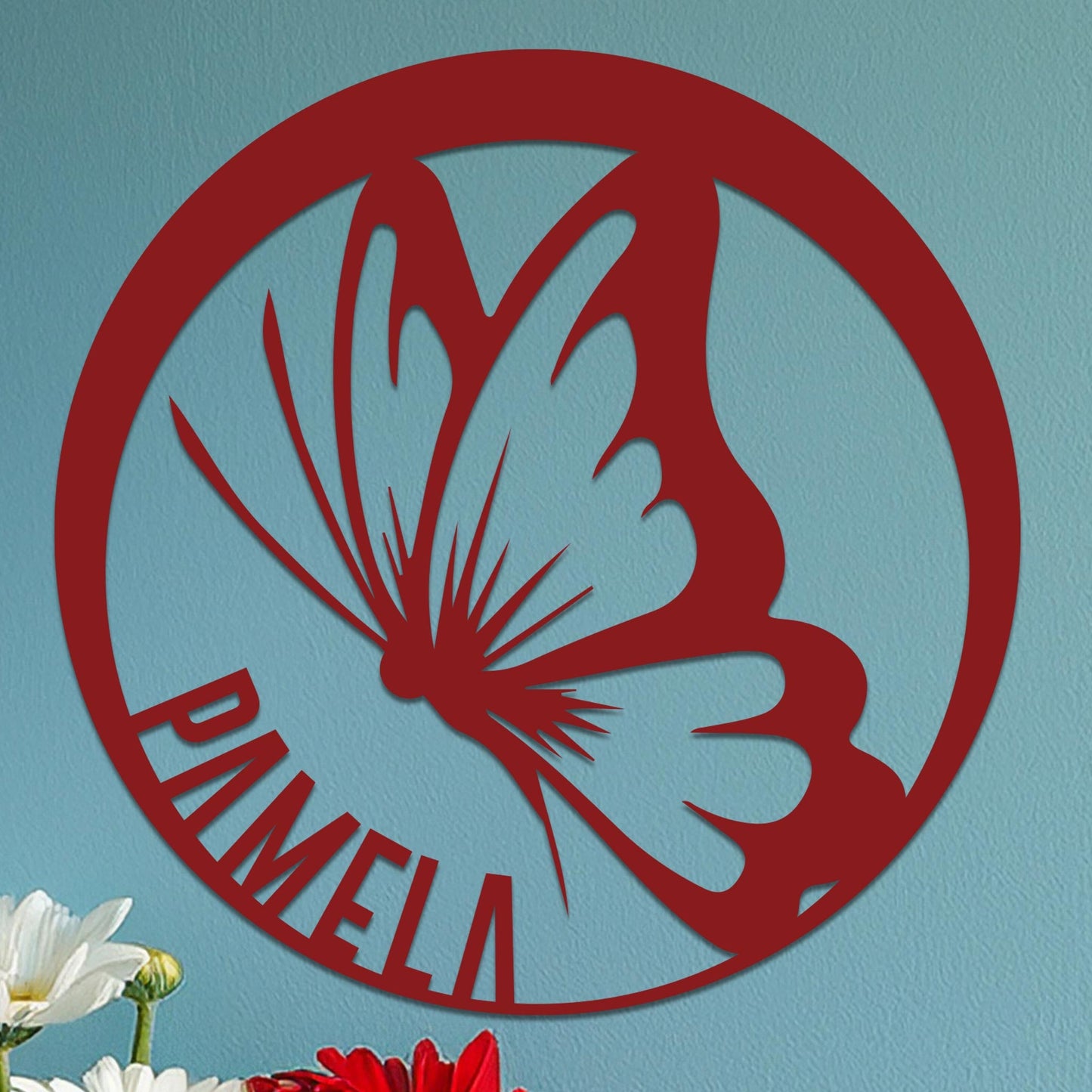 Butterfly Name Sign