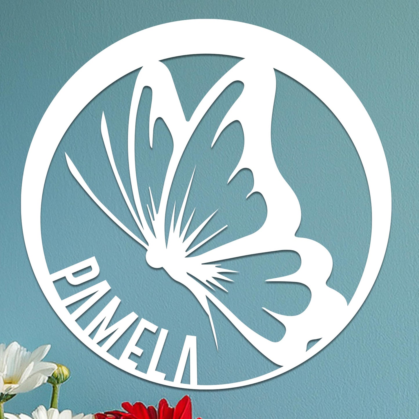 Butterfly Name Sign