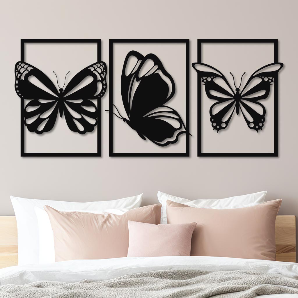 Butterfly Tryptic in Rectangles Sign