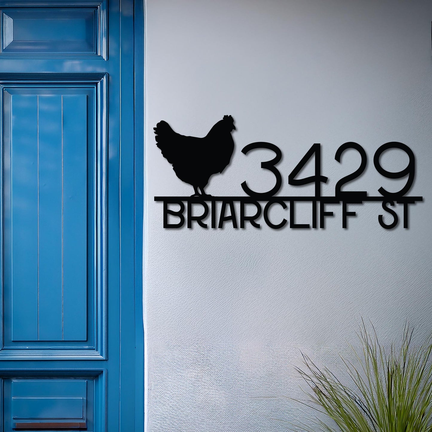 Chicken Address Sign