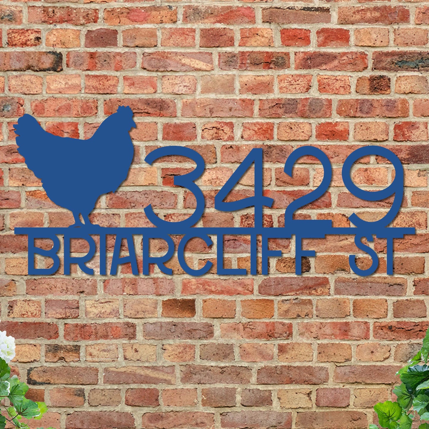 Chicken Address Sign