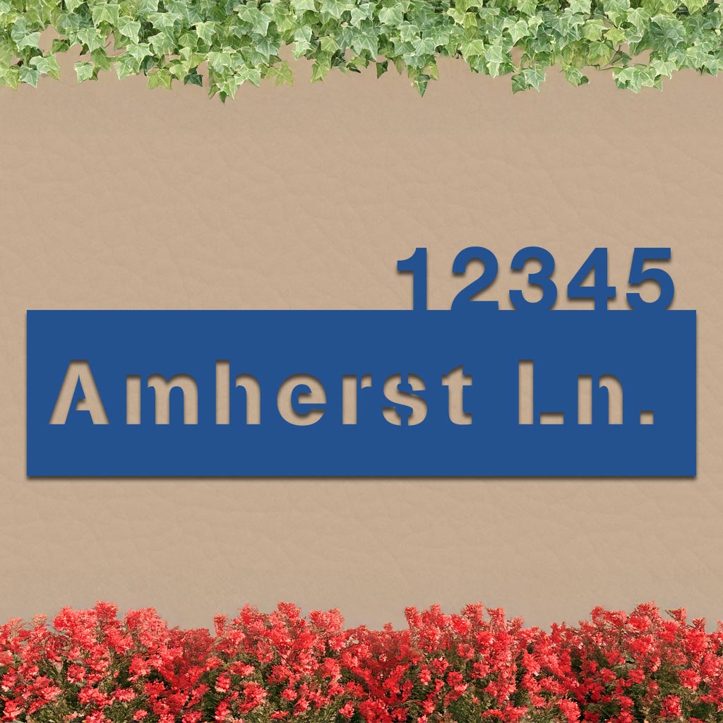 Classic Address Sign