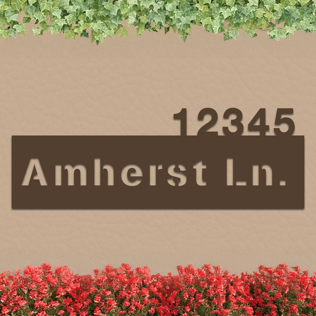 Classic Address Sign