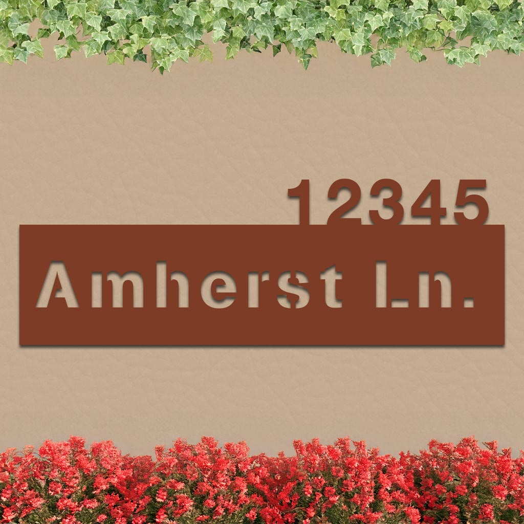 Classic Address Sign