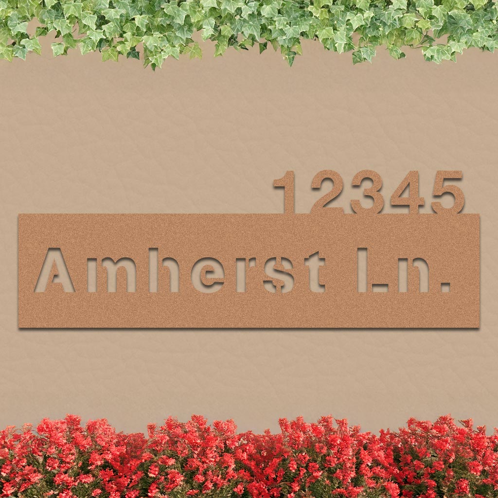 Classic Address Sign