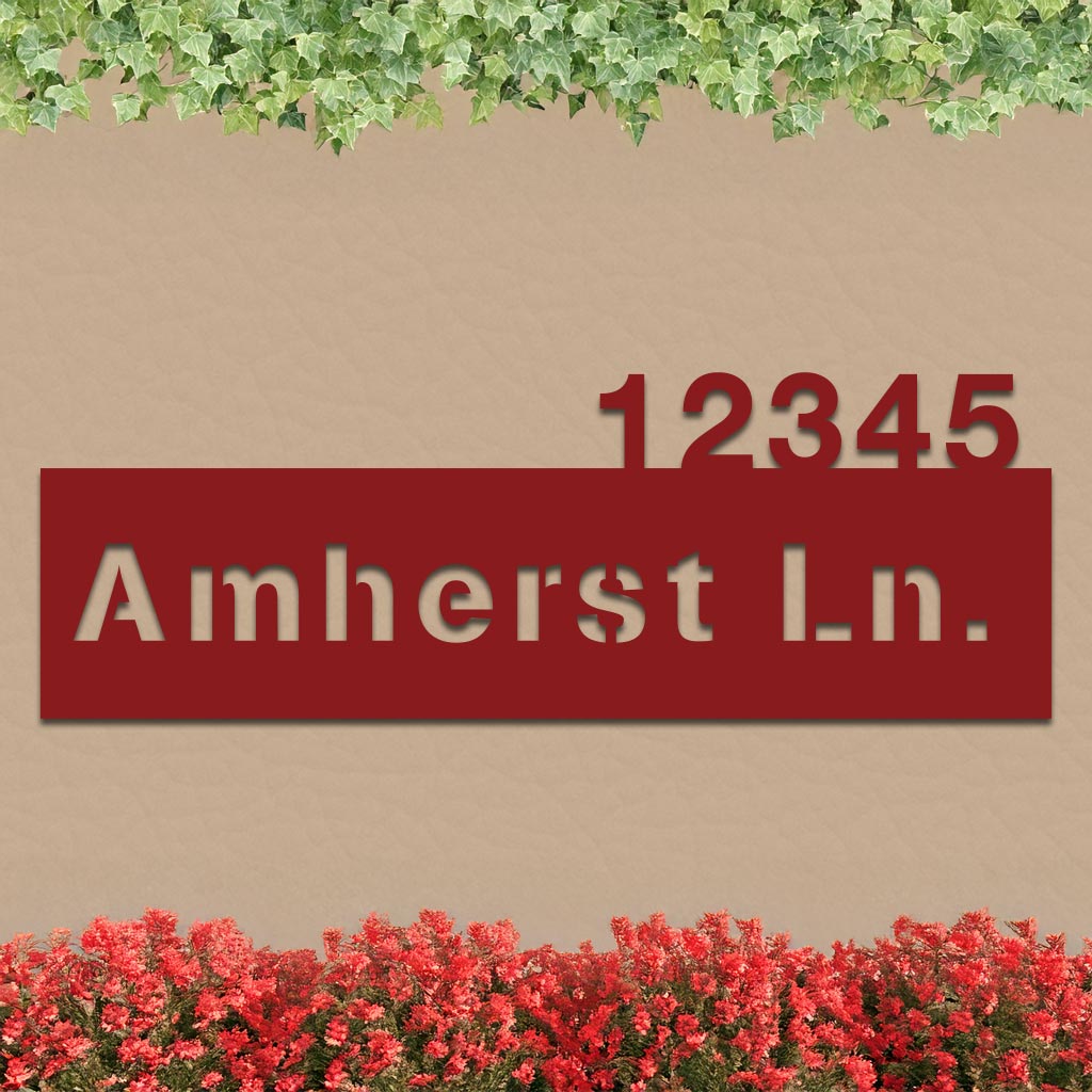 Classic Address Sign