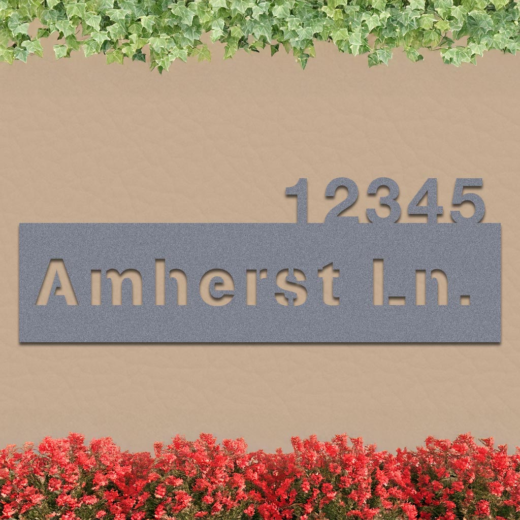 Classic Address Sign