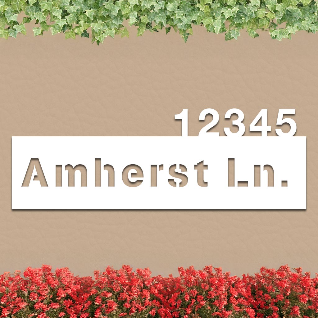 Classic Address Sign