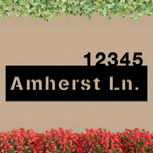 Classic Address Sign