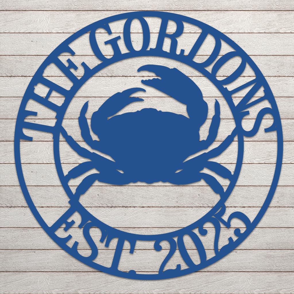 Crab Name Sign w Year