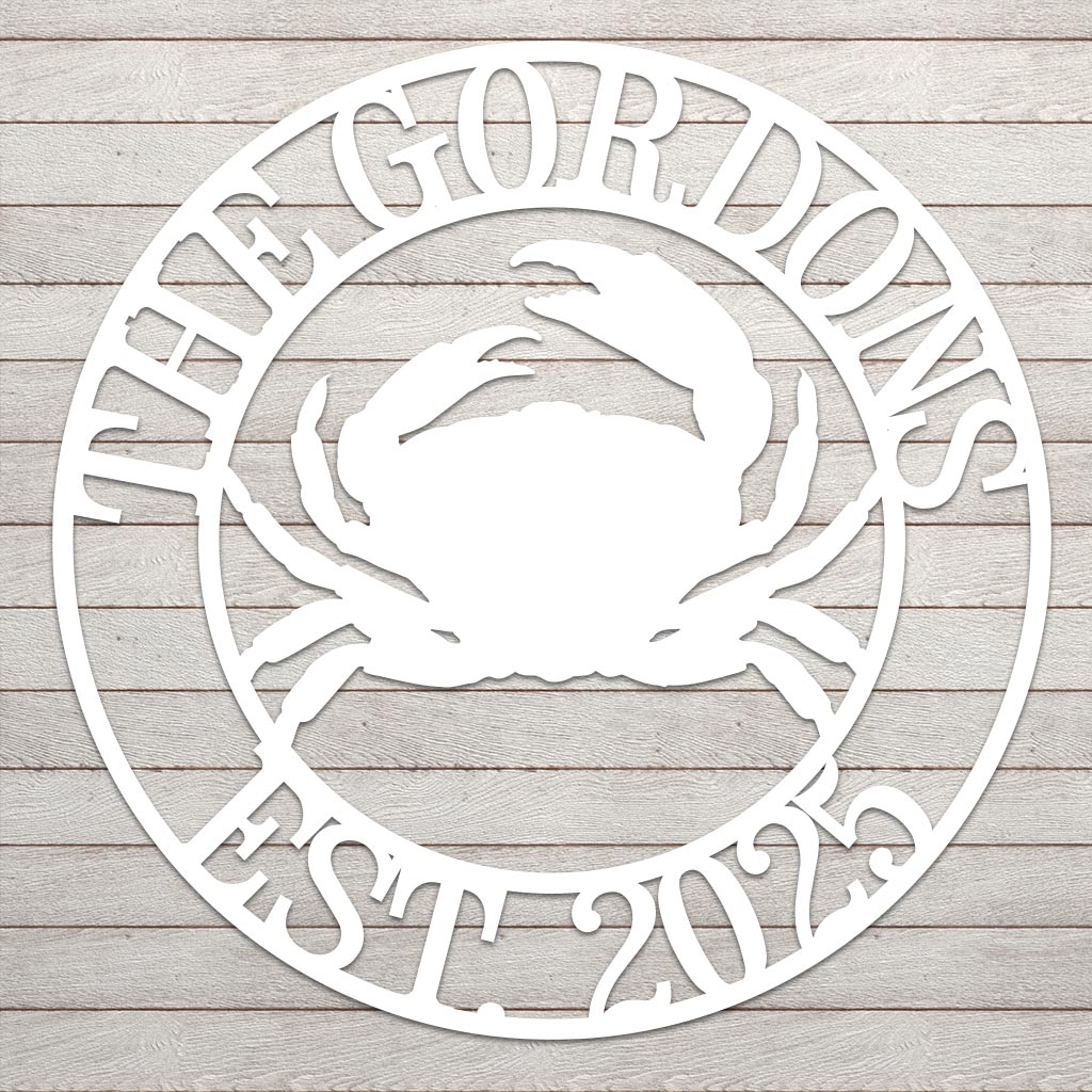 Crab Name Sign w Year