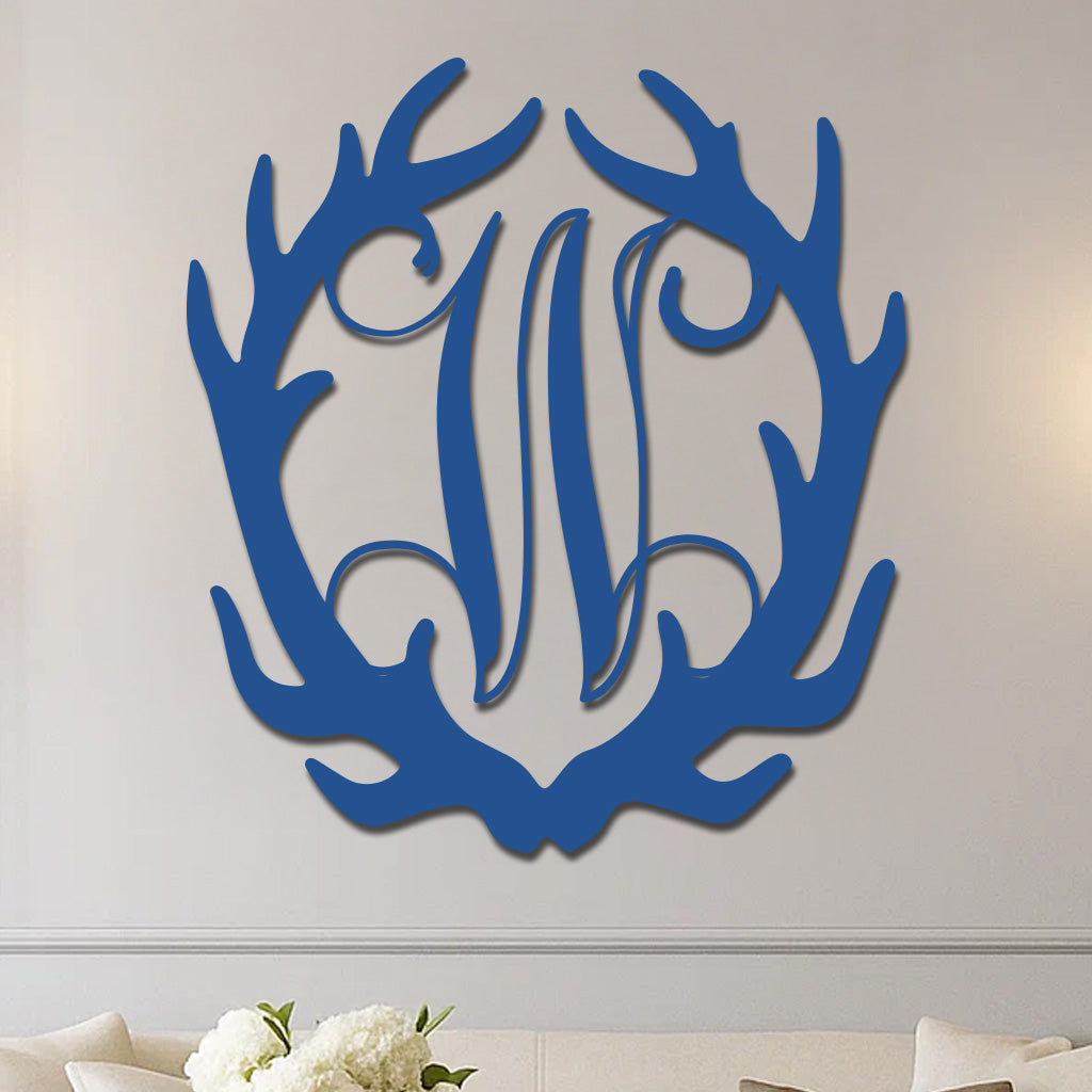 Monogram Antler Design