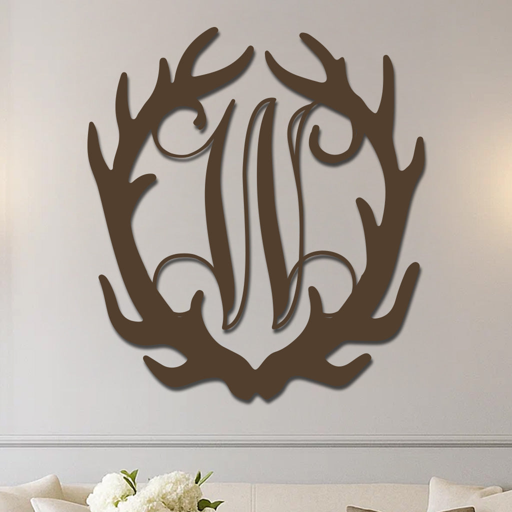 Monogram Antler Design
