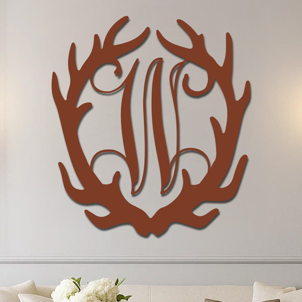 Monogram Antler Design
