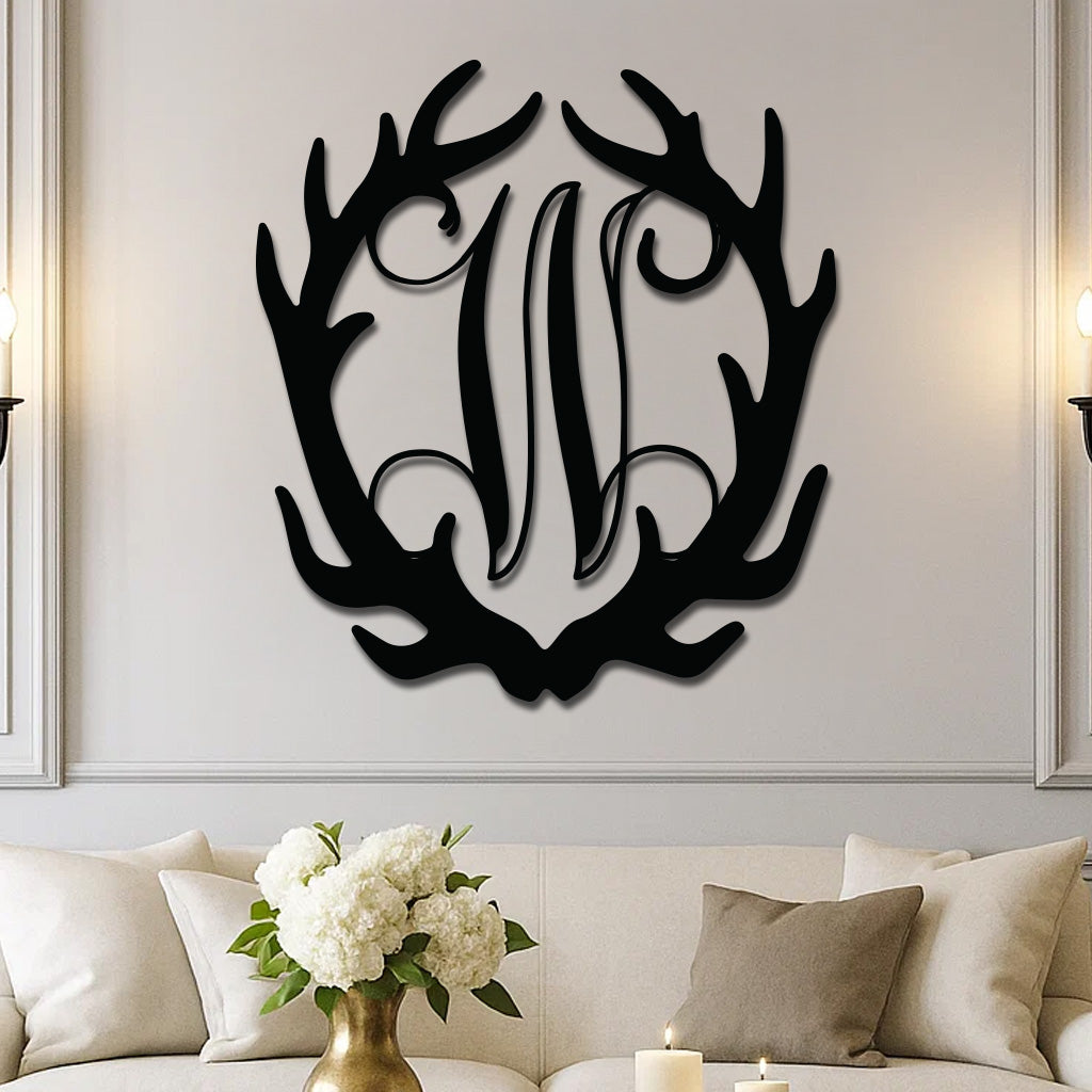 Monogram Antler Design
