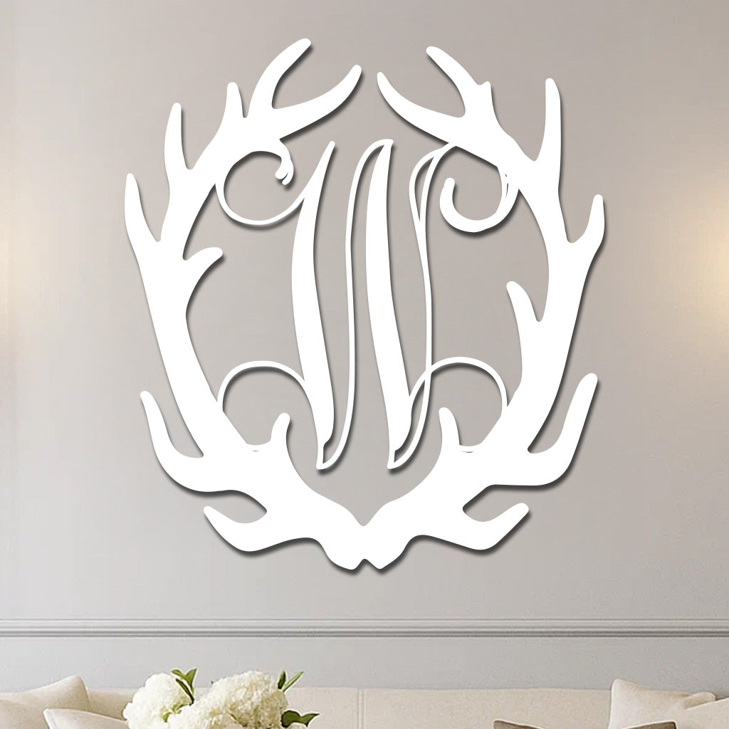 Monogram Antler Design