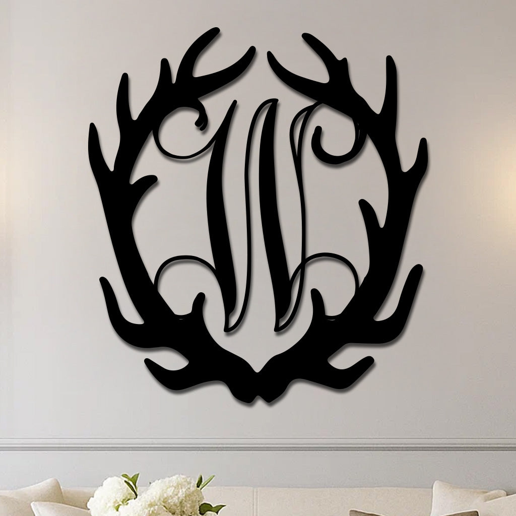 Monogram Antler Design