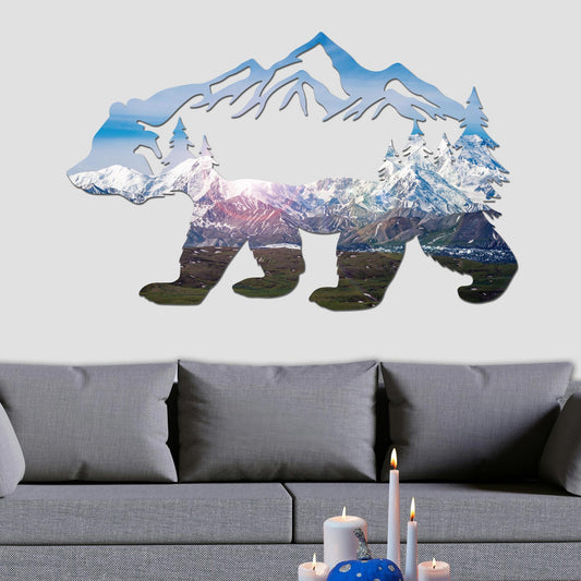 Denali Mountains in Bear Wall Art