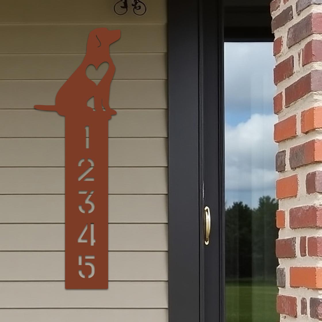 Dog Lover Address Sign