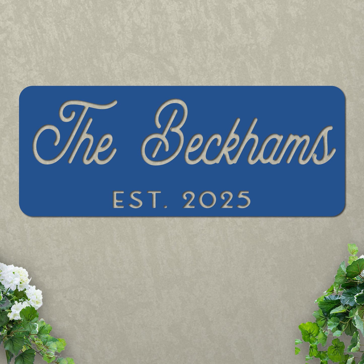 Established Family Name Sign