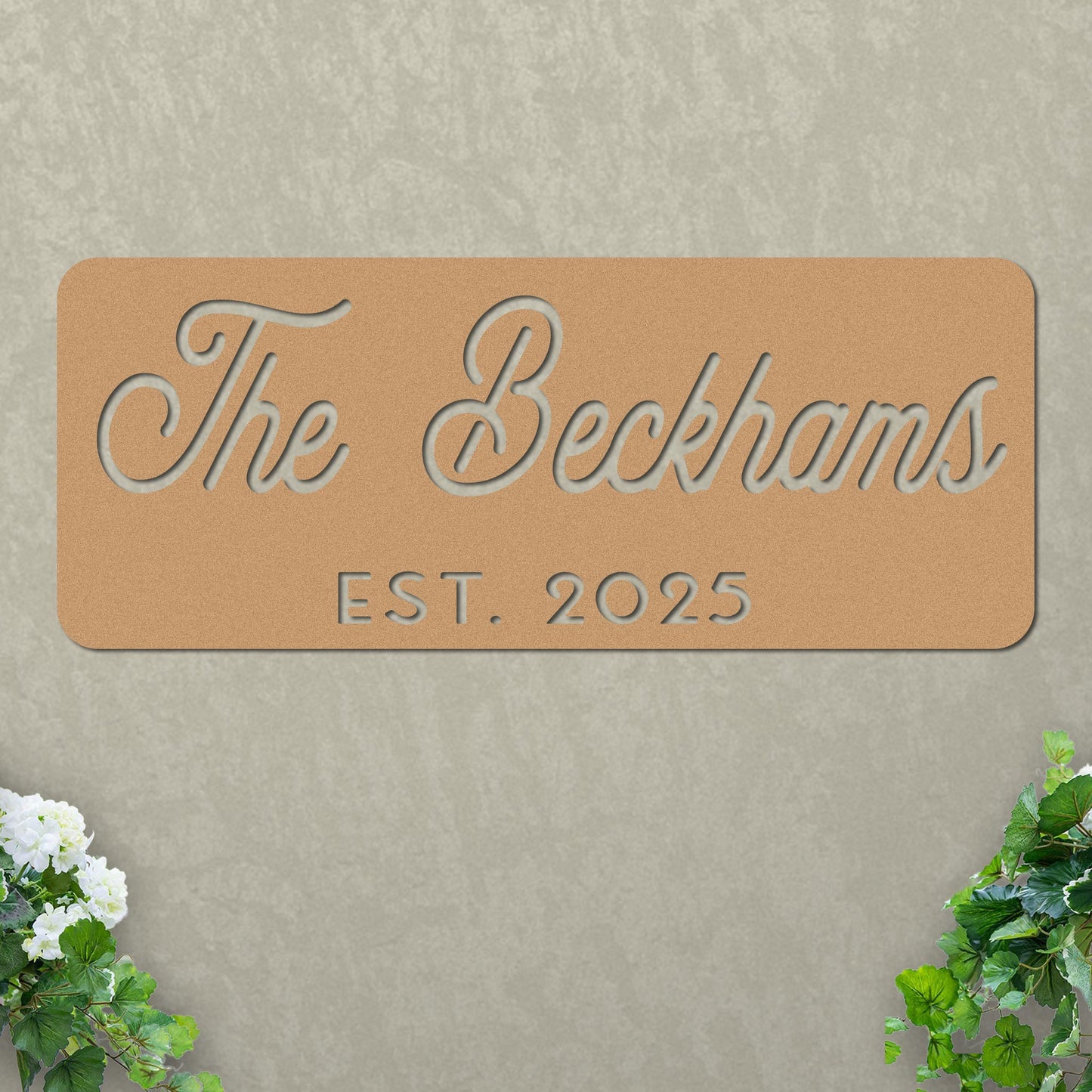 Established Family Name Sign