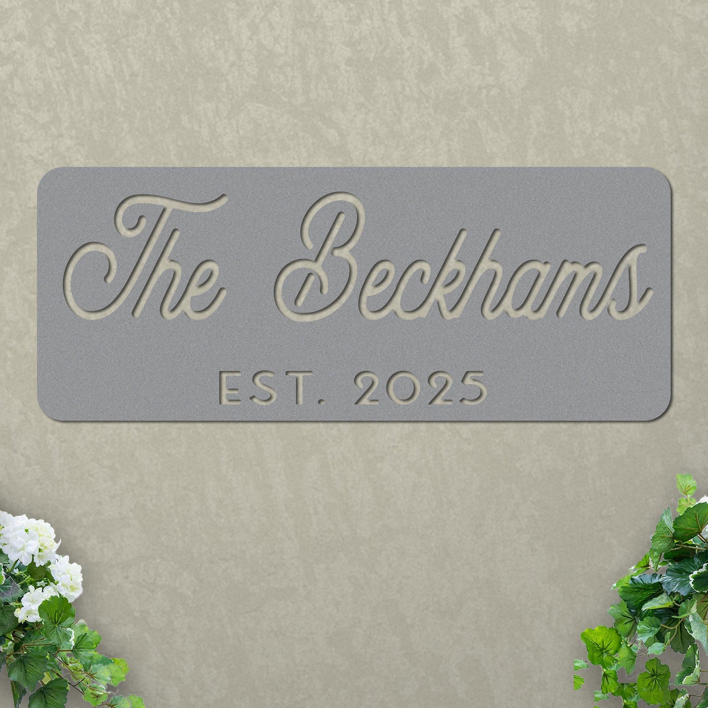 Established Family Name Sign