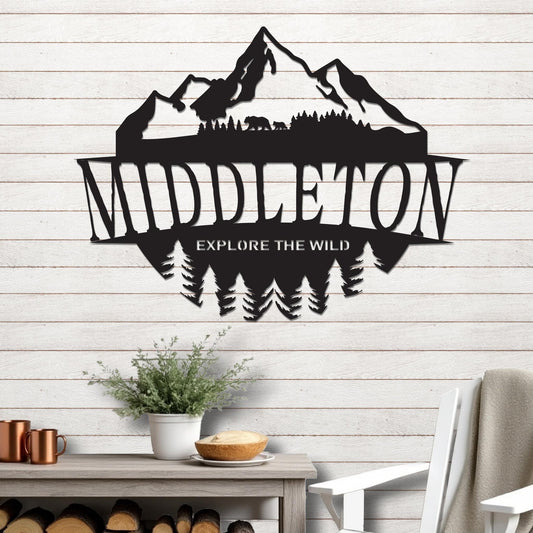 Explore the Wild with Name Sign