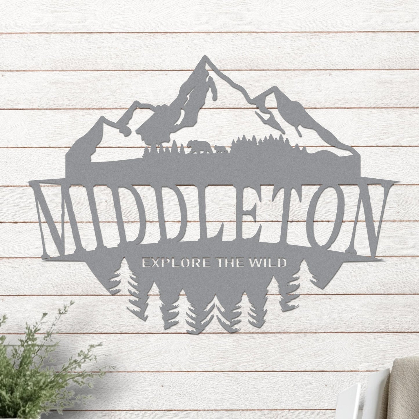 Explore the Wild with Name Sign