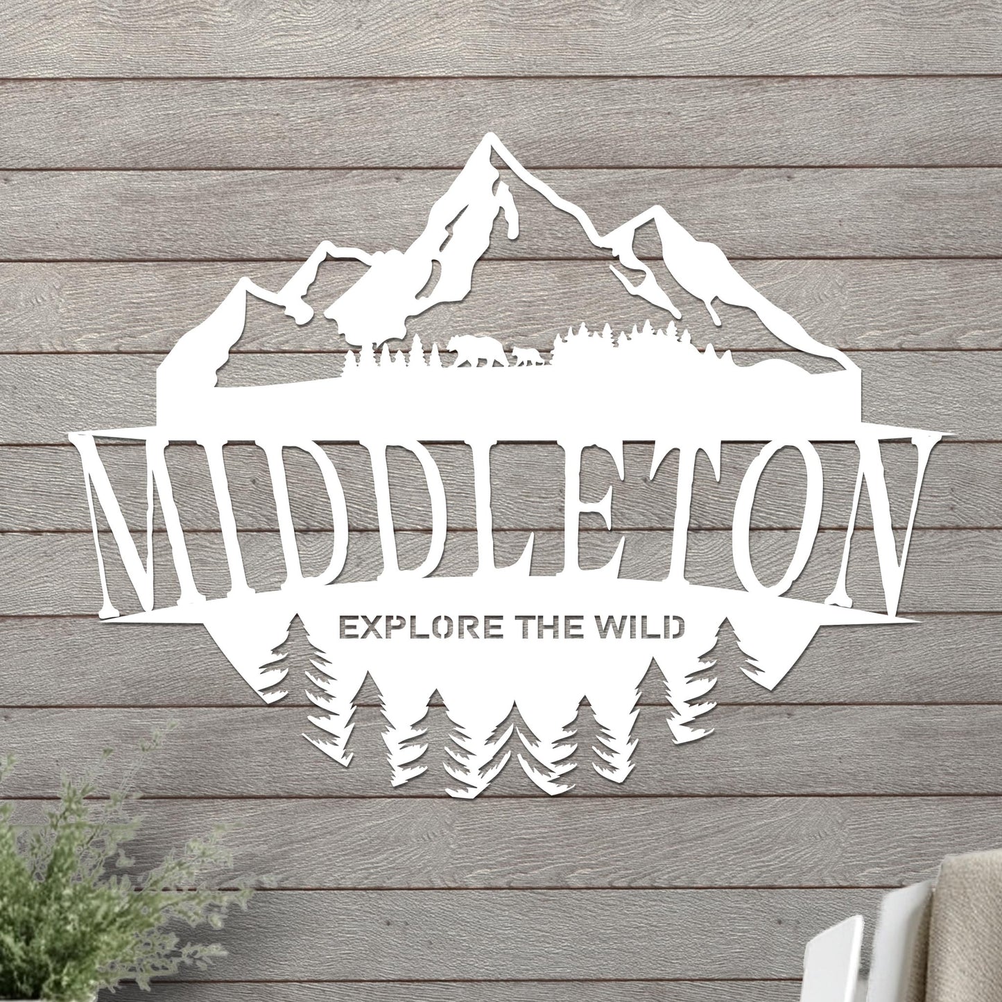Explore the Wild with Name Sign