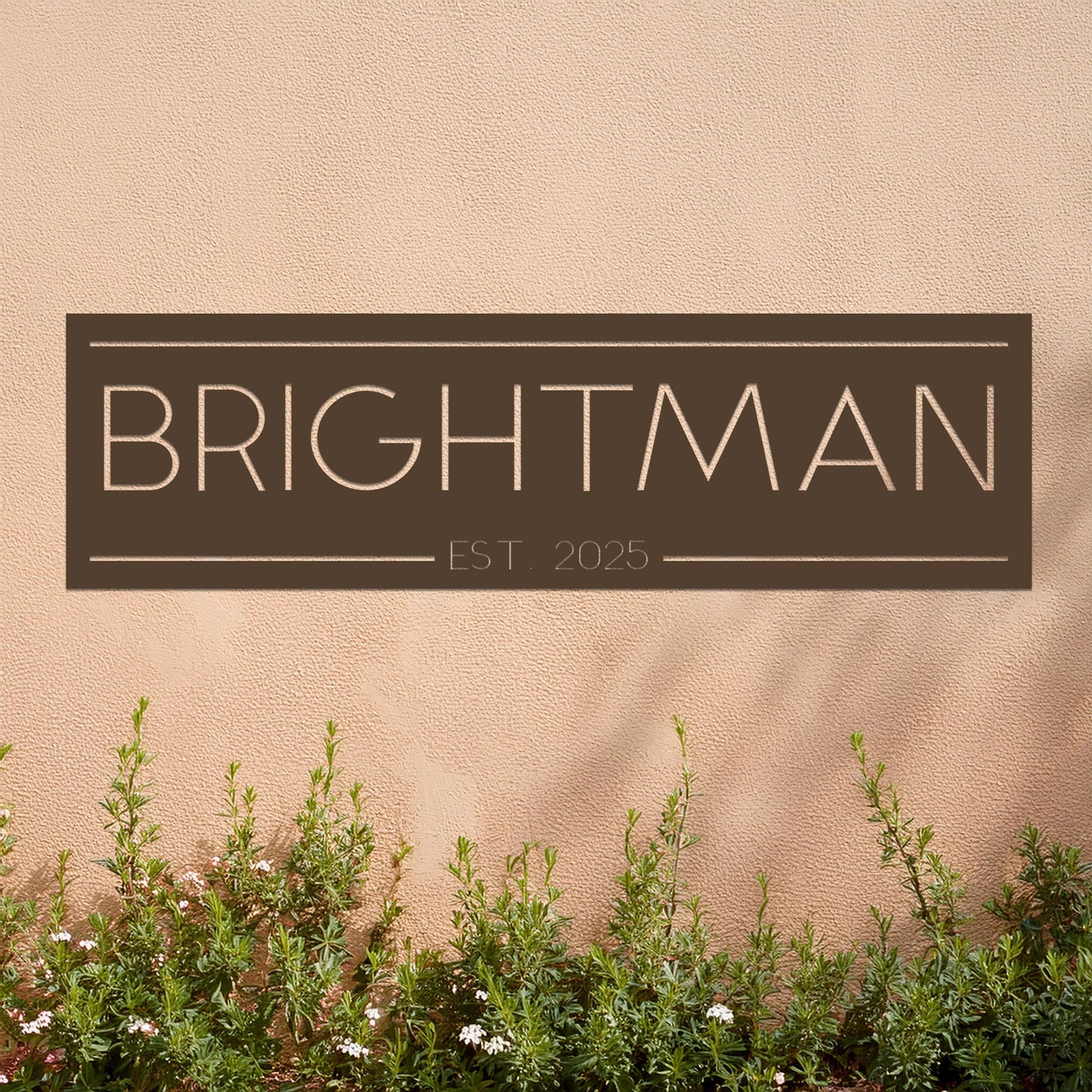 Family Name Sign with Date V2