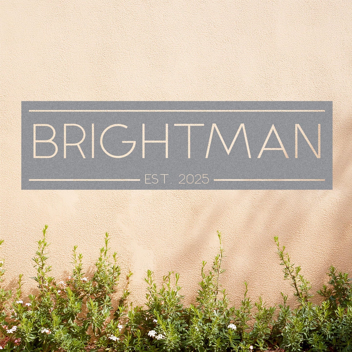 Family Name Sign with Date V2