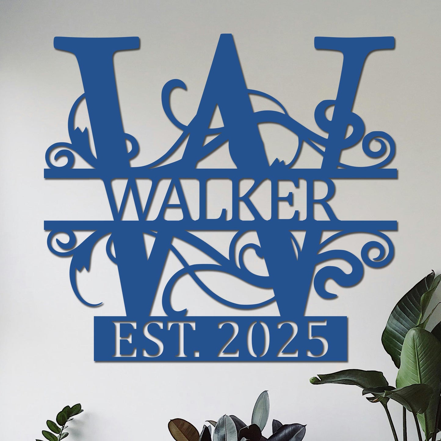 Family Name w Established Year Sign