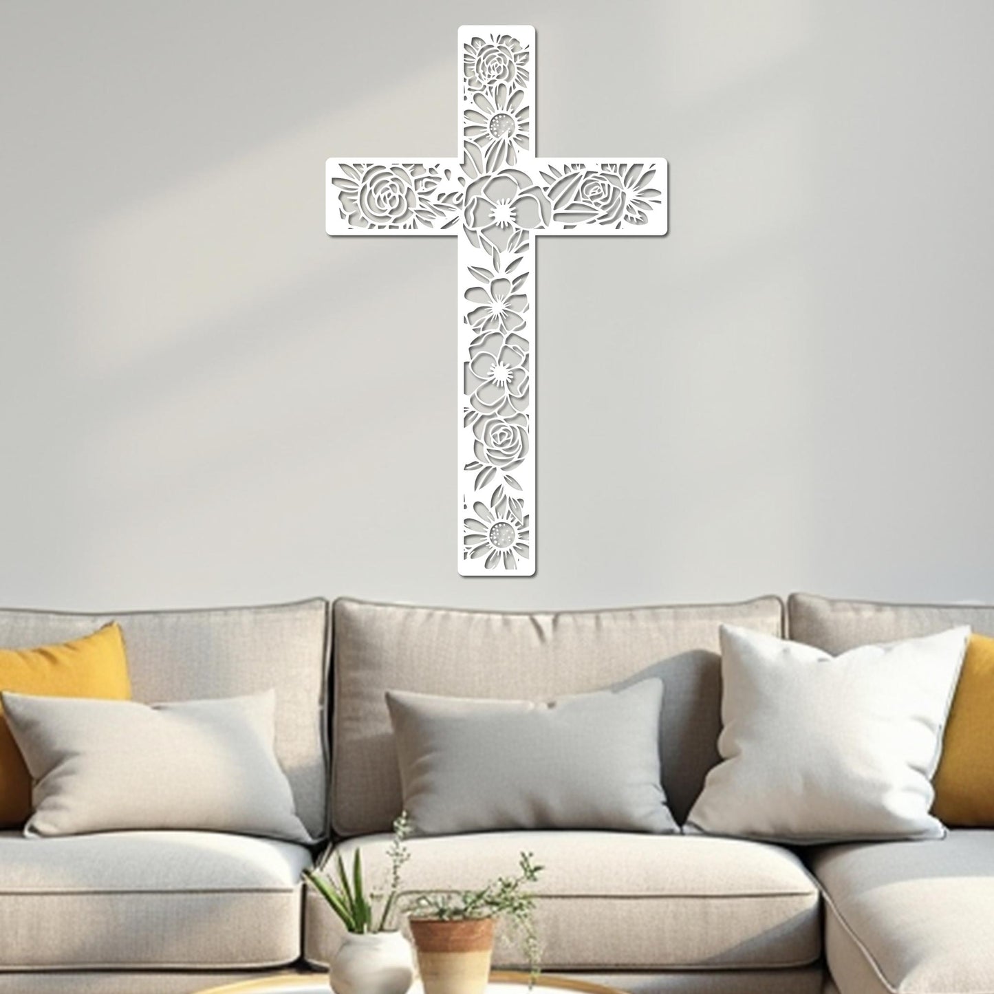 Floral Cross