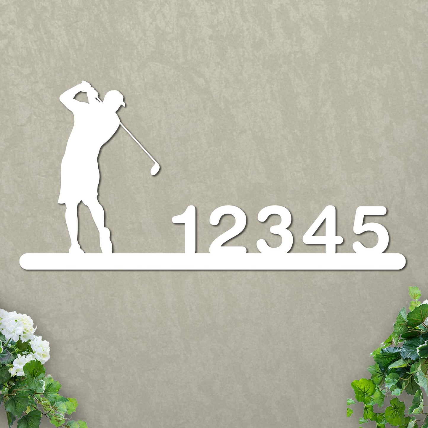 Golf Address Sign