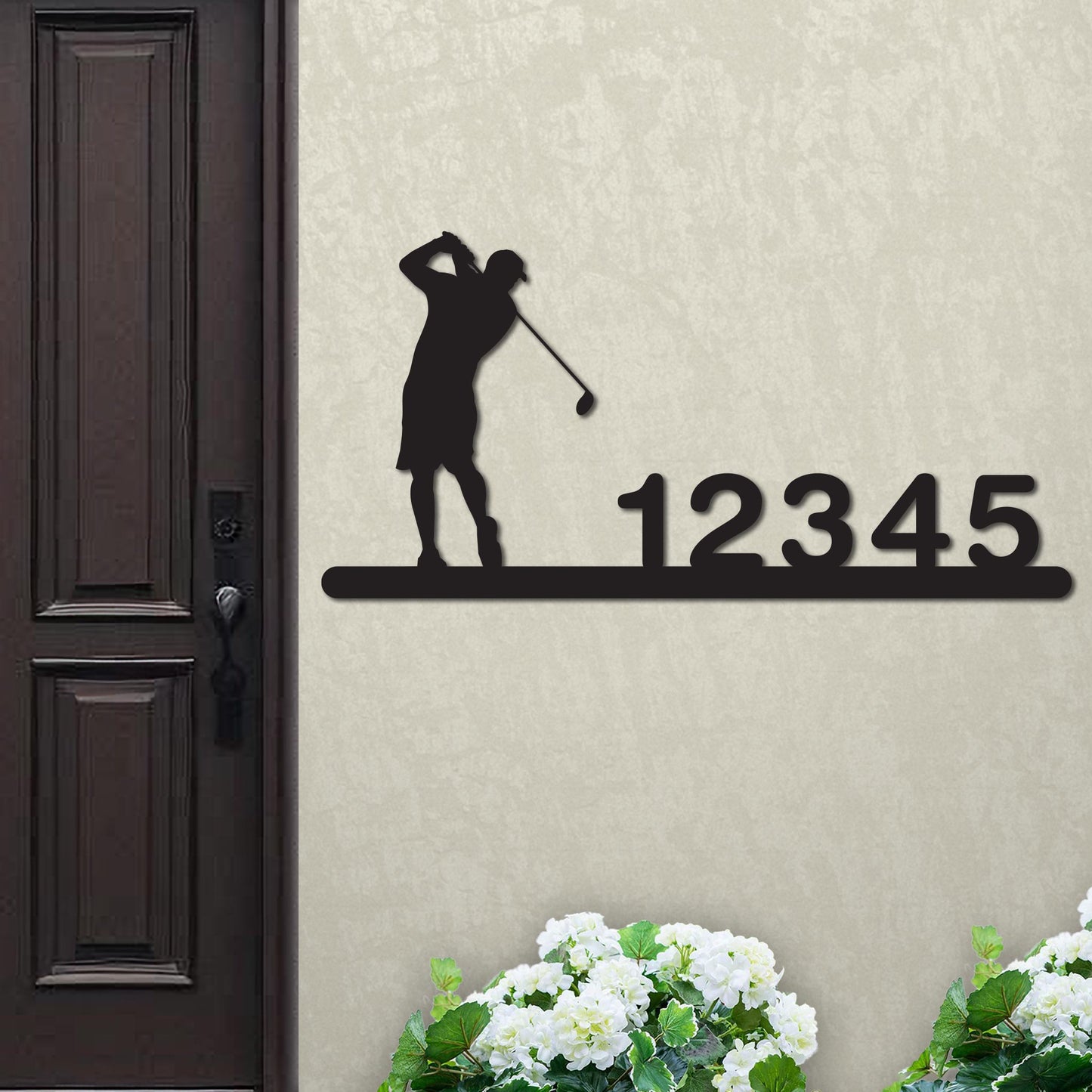 Golf Address Sign
