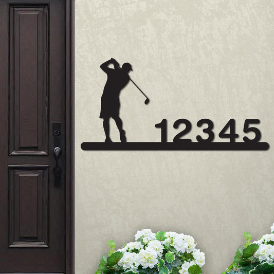 Golf Address Sign