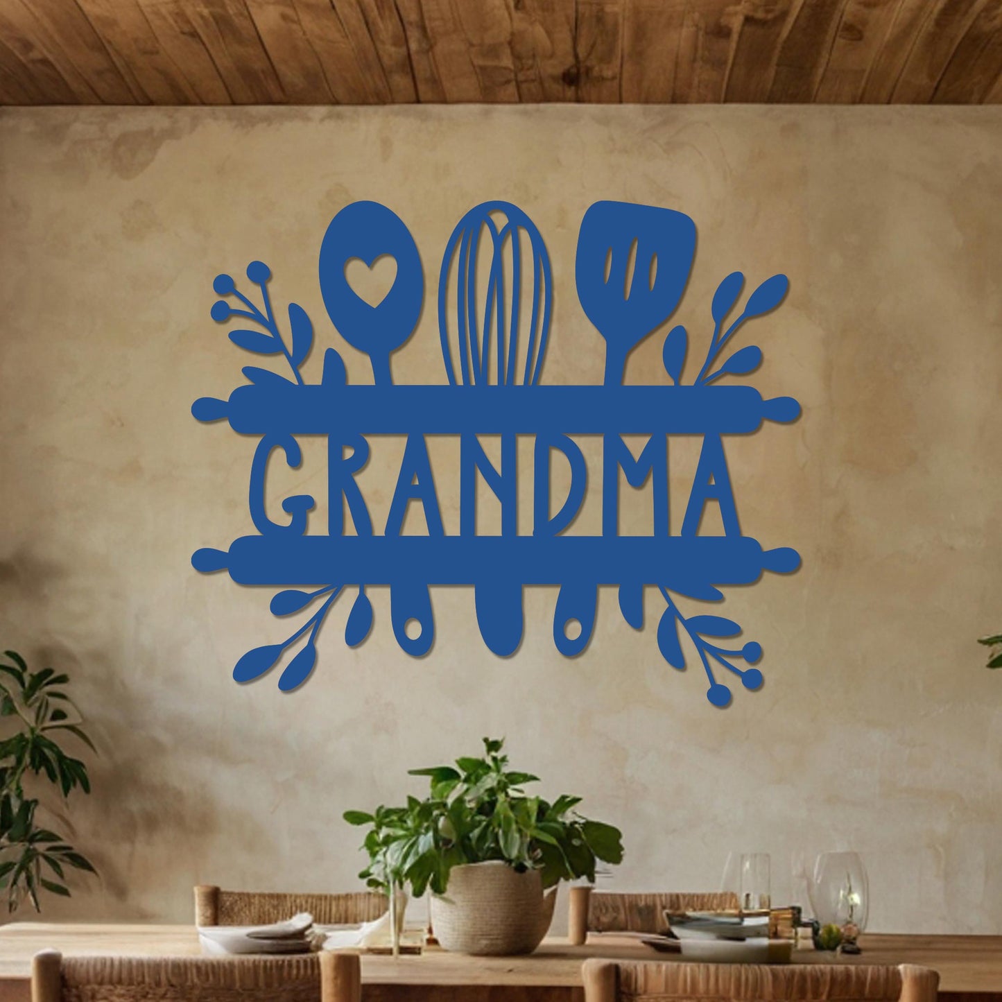 Grandma Sign w Kitchen Utensils