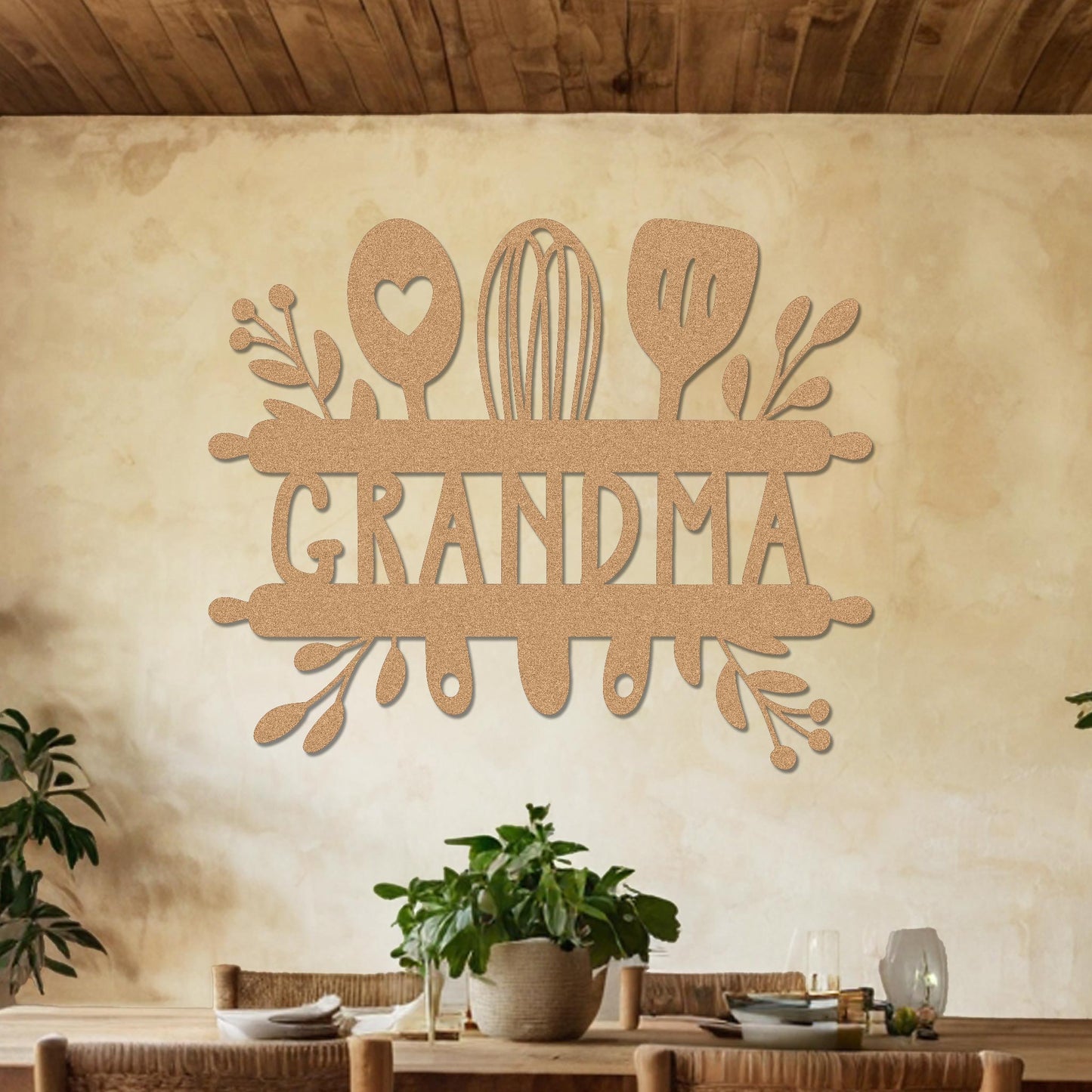 Grandma Sign w Kitchen Utensils