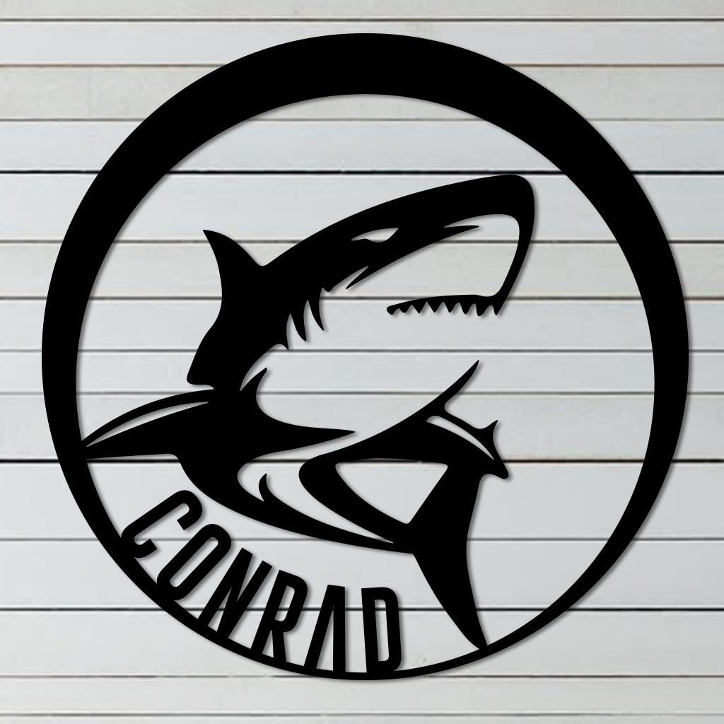 Great White Shark Name Sign
