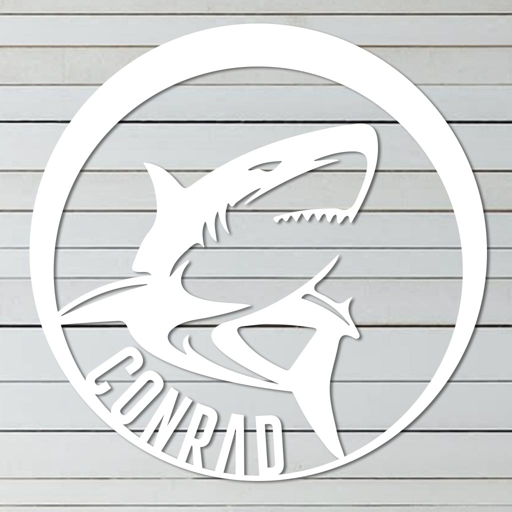 Great White Shark Name Sign