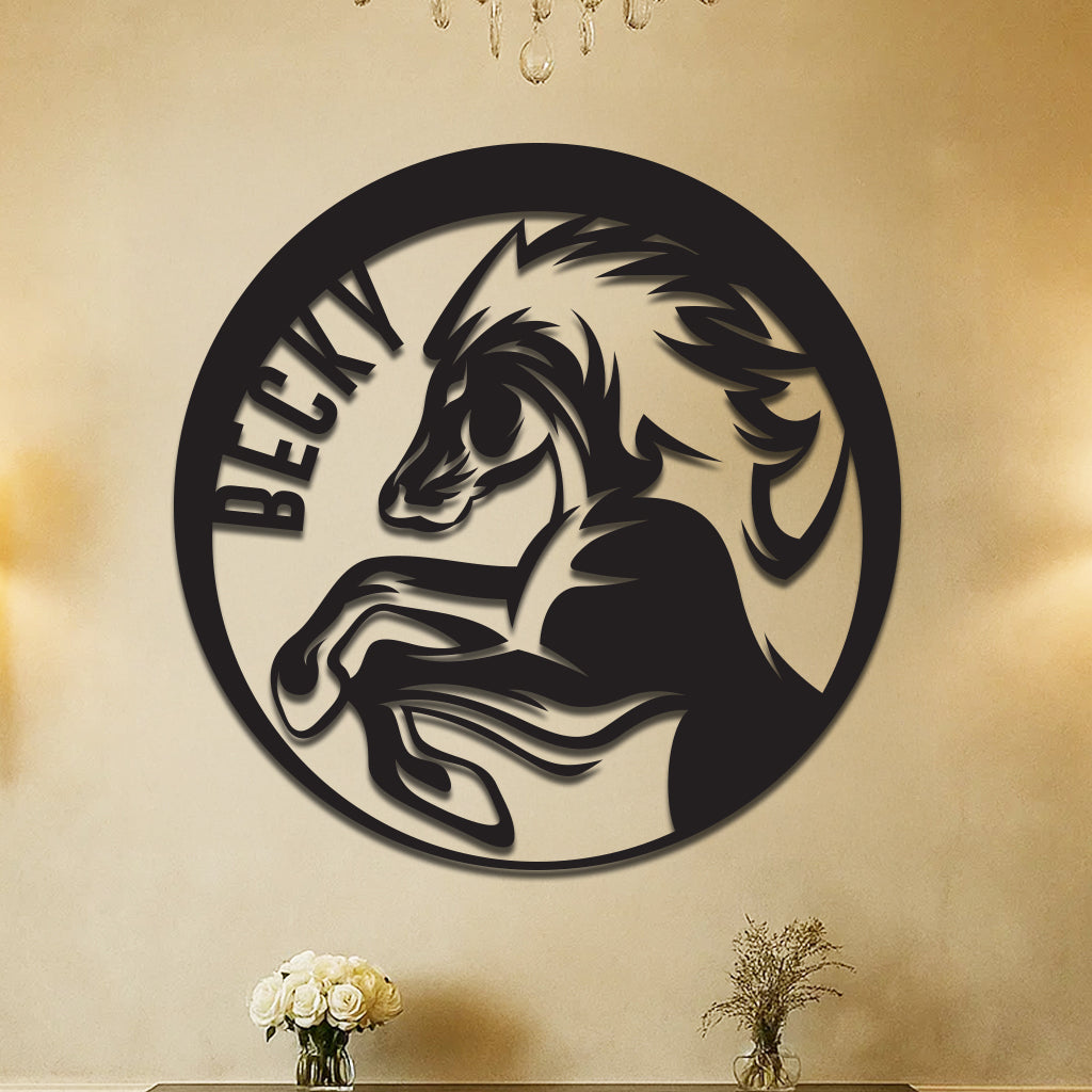 Horse Name Sign