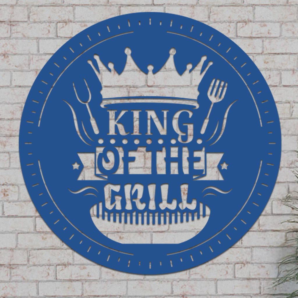 King of the Grill Sign