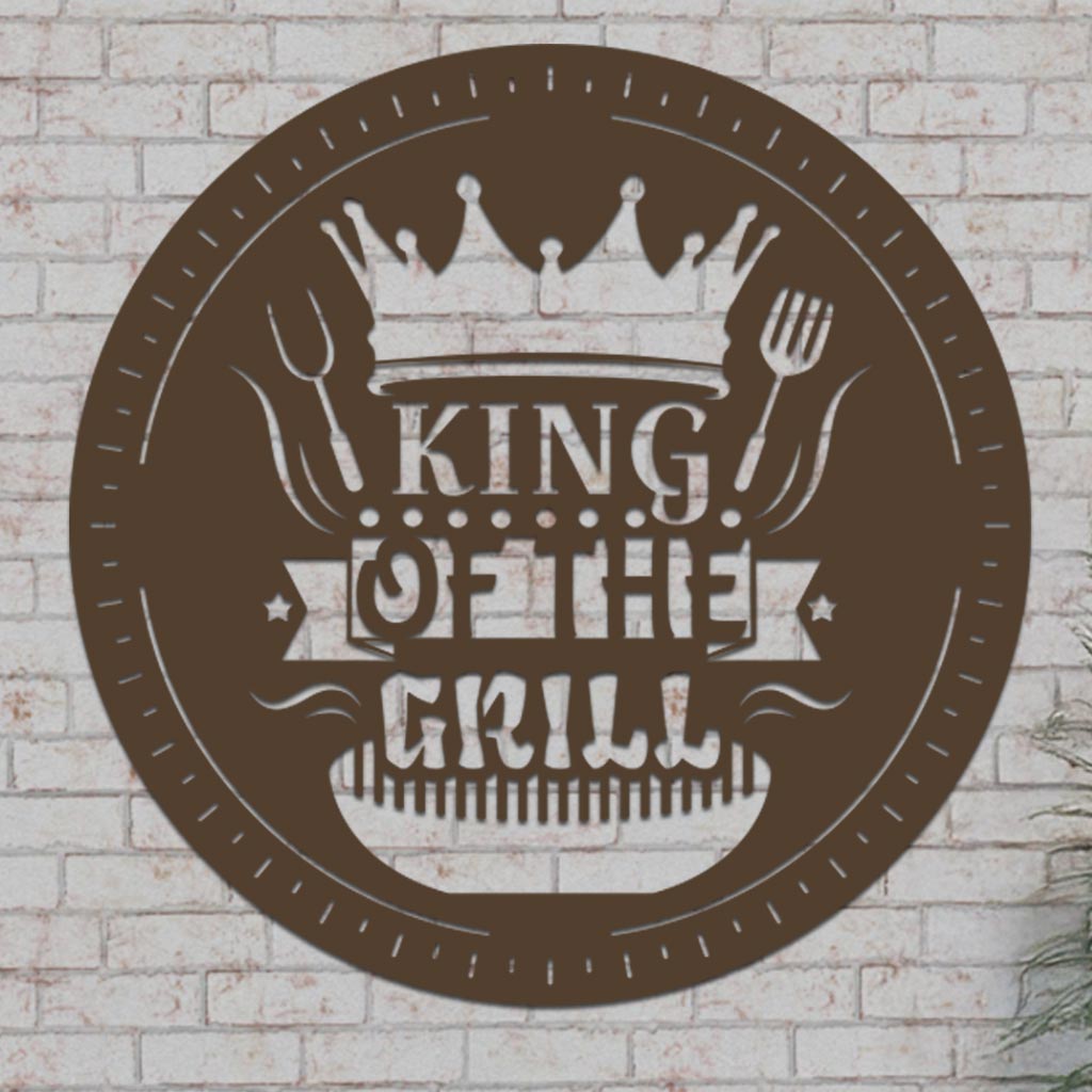 King of the Grill Sign