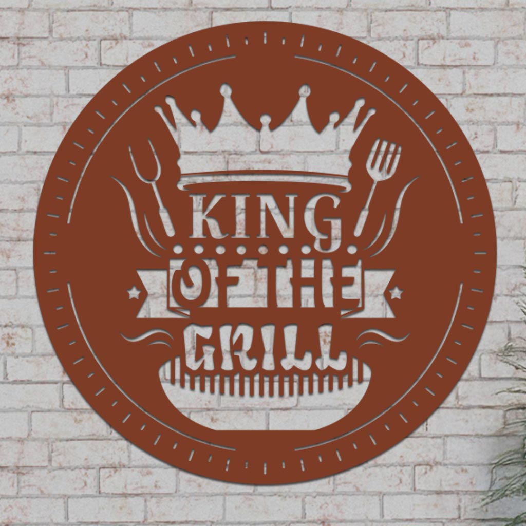 King of the Grill Sign