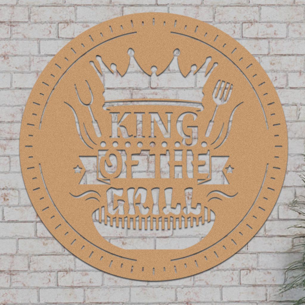 King of the Grill Sign